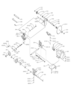 Delta 36-717 Type-1 Diagram and Parts List for 36-717 Type-1 Delta Saw
