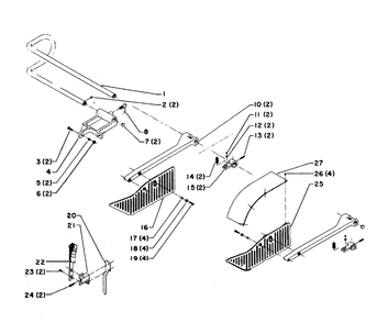Fig-0 Diagram and Parts List for 34-937  Delta Table Saw Accessories