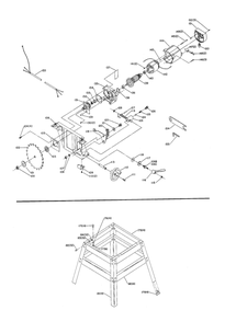 Delta 34-330-(89h70050) Diagram and Parts List for 34-330 89H70050 Delta Saw