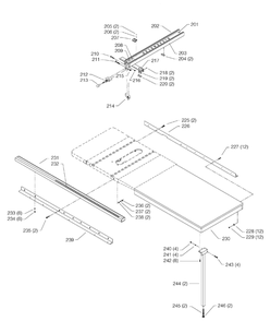 Delta 36-843 Diagram and Parts List for 36-843  Delta Saw