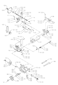 Delta 36-843 Diagram and Parts List for 36-843  Delta Saw
