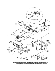 Blade/Motor/Shaft Diagram and Parts List for 34-440 95H98460 & HIGHER Delta Table Saw