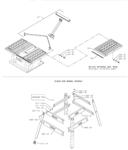Delta Ts200 Diagram and Parts List for TS200  Delta Saw