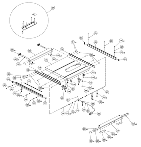 Fig-1 Diagram and Parts List for 36-6013  Delta Saw