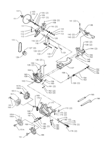 Delta 34-802 Type-4 Diagram and Parts List for 34-802 Type-4 Delta Saw