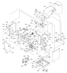 Delta 52-625 Type-1 Diagram and Parts List for 52-625 Type-1 Delta Sander Grinder