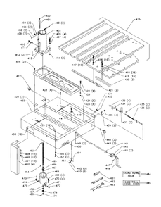 Delta 33-551 Diagram and Parts List for 33-551  Delta Saw