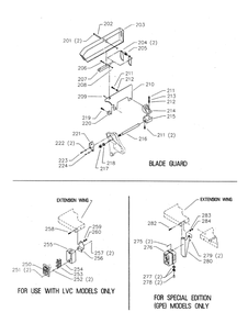 Delta 34-802 Type-4 Diagram and Parts List for 34-802 Type-4 Delta Saw