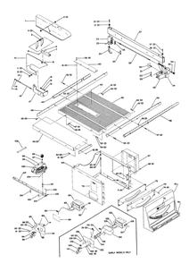 Delta 34-695 Diagram and Parts List for 34-695  Delta Saw