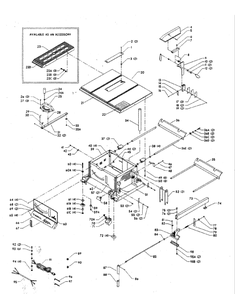 Delta 36-285 Diagram and Parts List for 36-285  Delta Saw