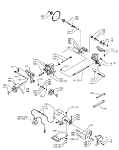 Delta 36-444 Diagram and Parts List for 36-444  Delta Saw