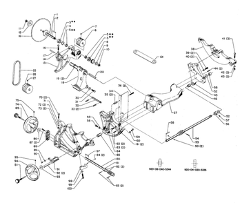 Delta Cs4k Diagram and Parts List for CS4K  Delta Saw