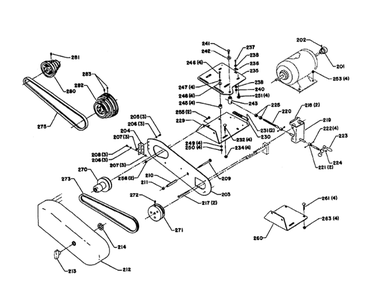 Delta 40-416 Diagram and Parts List for 40-416  Delta Saw