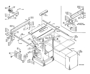 Delta 34-460 Diagram and Parts List for 34-460  Delta Saw