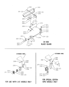 Delta 34-807 Type-4 Diagram and Parts List for 34-807 Type-4 Delta Saw