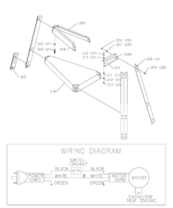 Delta 40-680 Diagram and Parts List for 40-680  Delta Saw
