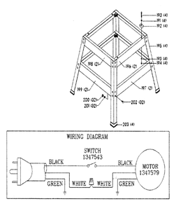 Delta 36-275 Diagram and Parts List for 36-275  Delta Saw