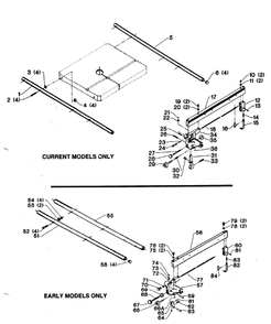 Delta 28-862 Diagram and Parts List for 28-862  Delta Saw