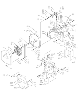 Delta 28-348f Diagram and Parts List for 28-348F  Delta Saw