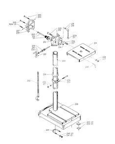 Delta 17-528 Diagram and Parts List for 17-528  Delta Drill Press