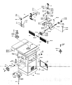 Delta 43-420 Diagram and Parts List for 43-420  Delta Shaper