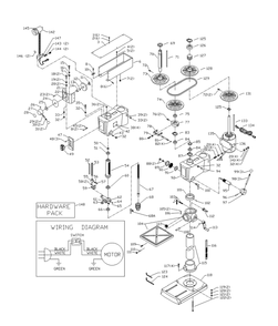 Delta Dp250 Diagram and Parts List for DP250  Delta Drill Press
