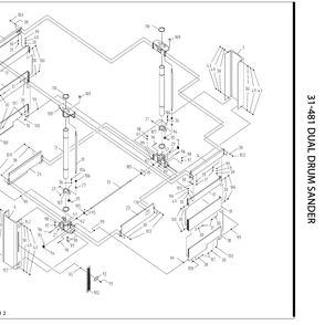 Diagram 1 Diagram and Parts List for 31-481  Delta Belt or Drum Sander