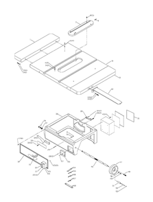 Delta 34-796 Diagram and Parts List for 34-796  Delta Saw