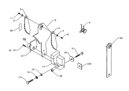 Delta 78-451 Type-1 Diagram and Parts List for 78-451 Type-1 Delta Saw