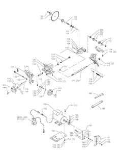 Delta 36-507x Diagram and Parts List for 36-507X  Delta Saw