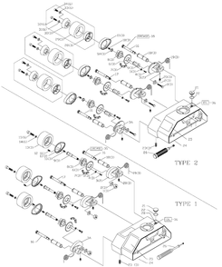 Delta 36-851 Diagram and Parts List for 36-851  Delta Power Feeder