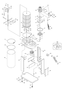 Delta 50-788 Type-1 Diagram and Parts List for 50-788 Type-1 Delta Dust Collector