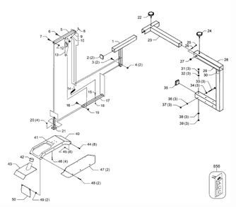 Delta 78-411 Type-1 Diagram and Parts List for 78-411 Type-1 Delta Saw