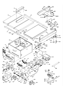 Delta 34-710 Diagram and Parts List for 34-710  Delta Saw