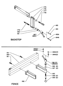 Delta 31-710 Diagram and Parts List for 31-710  Delta Sander Grinder