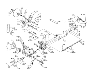 Delta 34-766 Type-2 Diagram and Parts List for 34-766 Type-2 Delta Saw
