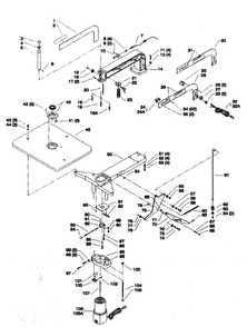 Delta 43-155 Diagram and Parts List for 43-155  Delta Shaper