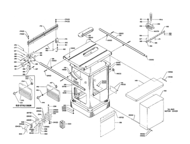 Delta 34-766 Type-2 Diagram and Parts List for 34-766 Type-2 Delta Saw