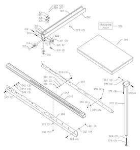 Delta 36-431 Diagram and Parts List for 36-431  Delta Saw