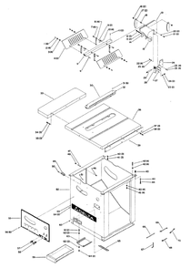 Delta 34-889 Diagram and Parts List for 34-889  Delta Saw