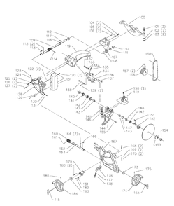 Delta 36-845 Diagram and Parts List for 36-845  Delta Saw