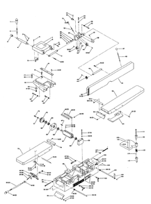 Delta 37-150 Diagram and Parts List for 37-150  Delta Planer Jointer