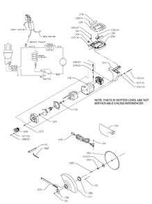 Delta Ms265 Diagram and Parts List for MS265  Delta Saw