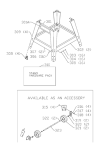 Delta 36-680x Type-1 Diagram and Parts List for 36-680X Type-1 Delta Saw