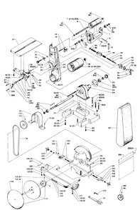 Delta 31-710 Diagram and Parts List for 31-710  Delta Sander Grinder