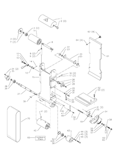 Delta 31-280 Diagram and Parts List for 31-280  Delta Sander Grinder