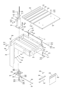 Delta 33-890-Bdk Type-1 Diagram and Parts List for 33-890-BDK Type-1 Delta Saw