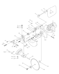 Delta Ms150 Diagram and Parts List for MS150  Delta Saw