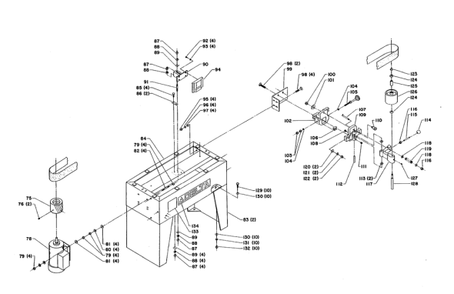 Delta Afm11 Diagram and Parts List for AFM11  Delta Planer Jointer