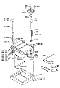Delta 22-681 Diagram and Parts List for 22-681  Delta Planer Jointer